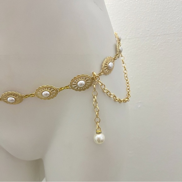 Vintage Style Layered Gold Chain Belt Dress Sweater Belt Womens Accessories main image 3